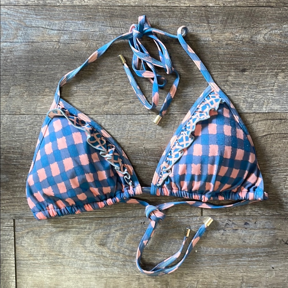 Marc by Marc Jacobs plaid Bikini Top